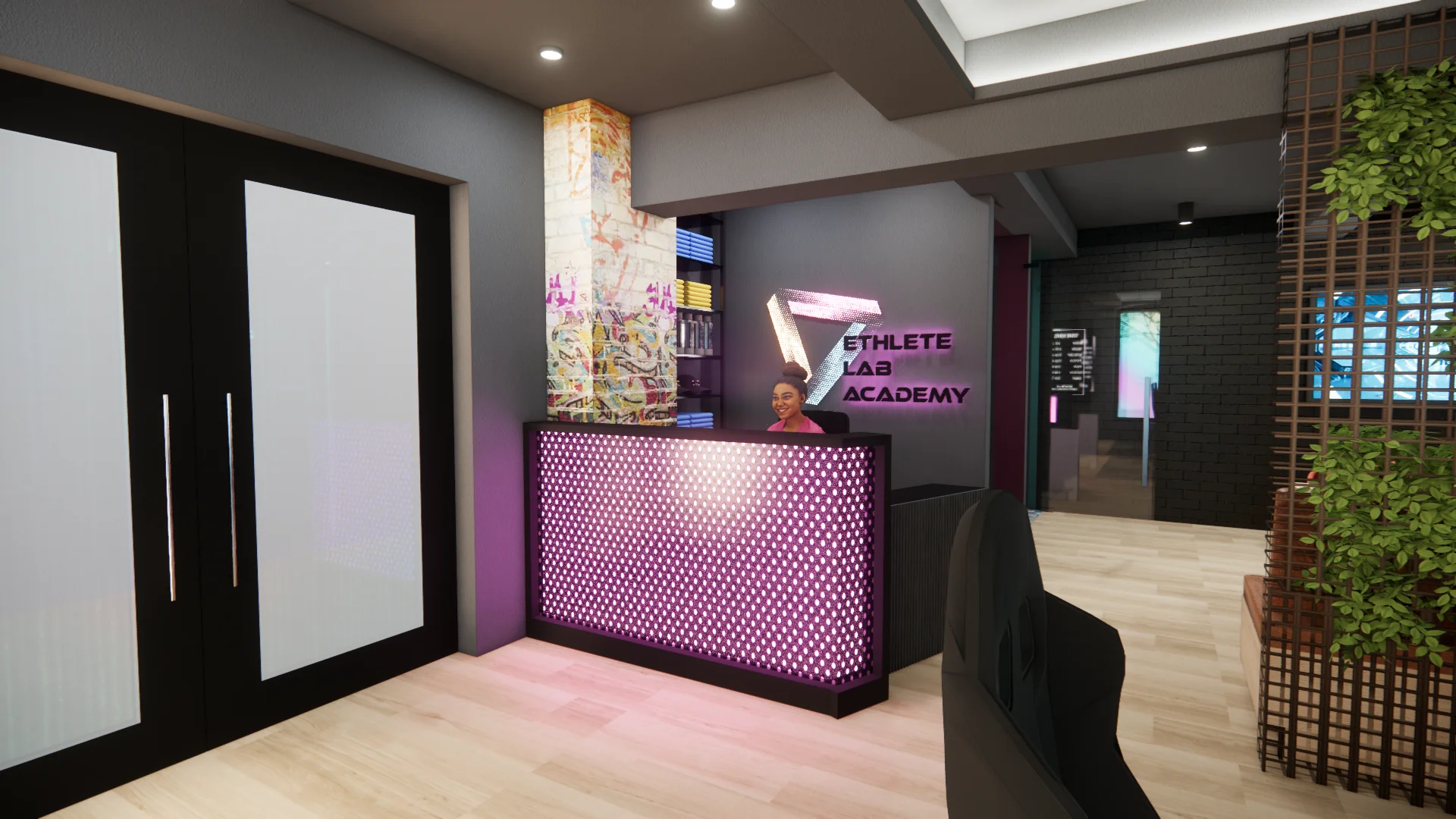 Ethlete Lab interior design project